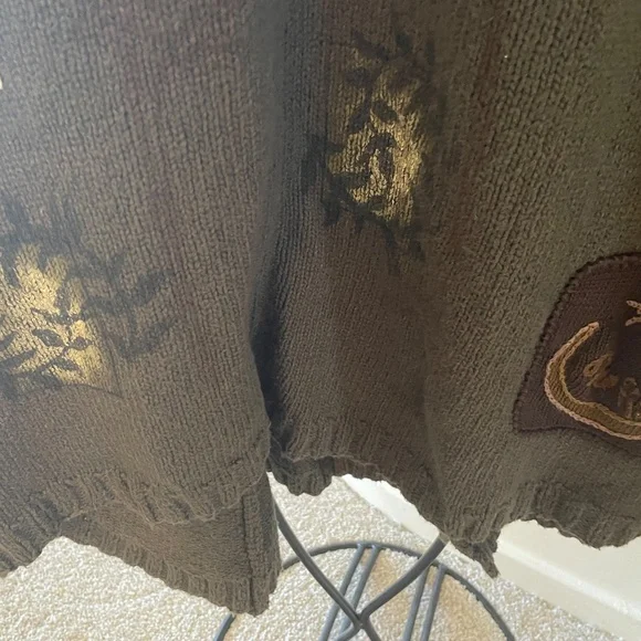 BLUE FISH Olive Cotton Sweater Jacket - Picture 13 of 14